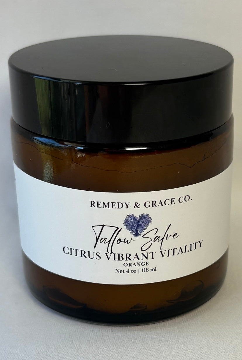 Citrus Vibrant Vitality Tallow Salve